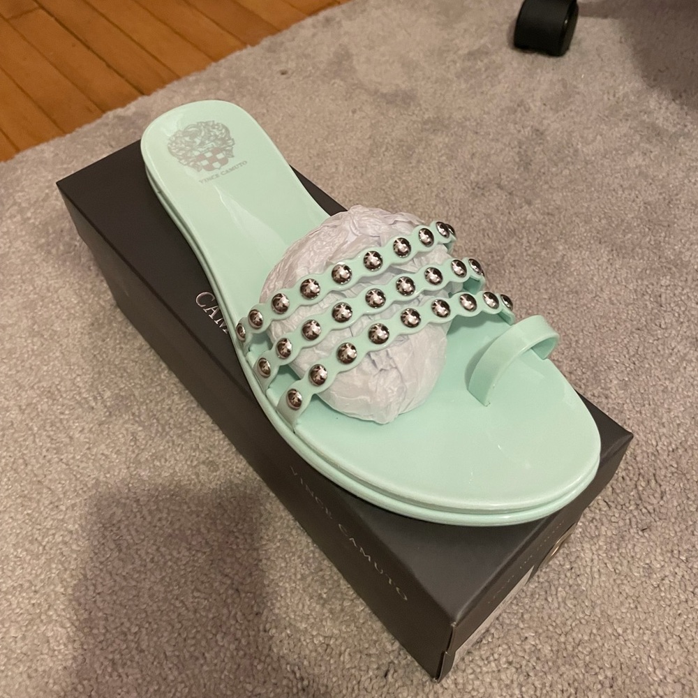 Turquoise Vince Camuto Sandals